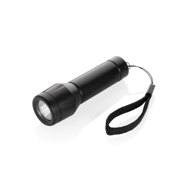 Logotrade werbemittel das Foto: Flara USB-aufladbare Taschenlampe aus RCS recyceltem ABS