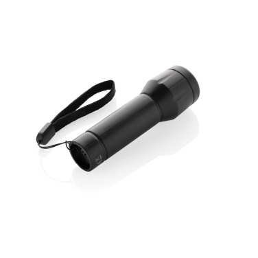 Logotrade Geschäftsgeschenke das Foto: Flara USB-aufladbare Taschenlampe aus RCS recyceltem ABS