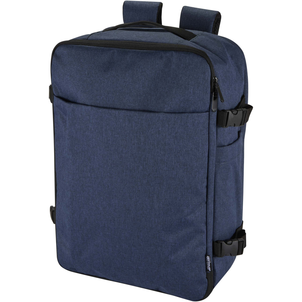 Logotrade Geschäftsgeschenke das Foto: Libra 17" GRS recycelter Kabinenrucksack 25L