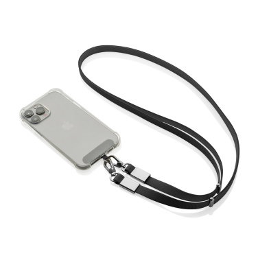 Logotrade Werbeartikel das Foto: Nivo Crossbody-Handyband aus RCS recyceltem PET