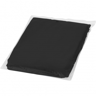 Logo trade promotional merchandise picture of: Ziva disposable rain poncho with storage pouch