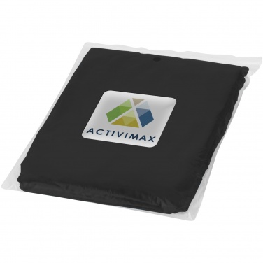 Logo trade promotional item photo of: Ziva disposable rain poncho with storage pouch