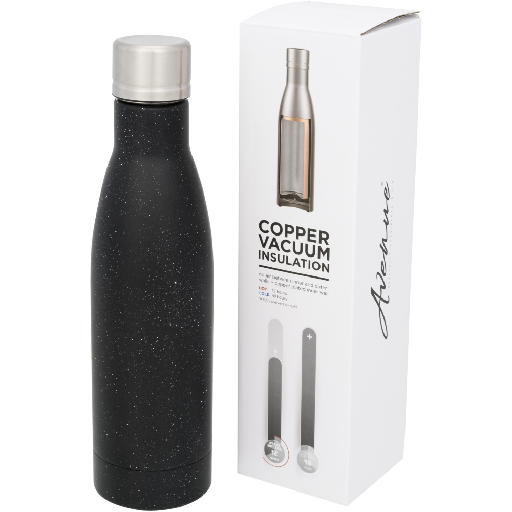 Logo trade promotional giveaways picture of: Vasa 500 ml speckled copper vacuum insulated bottle