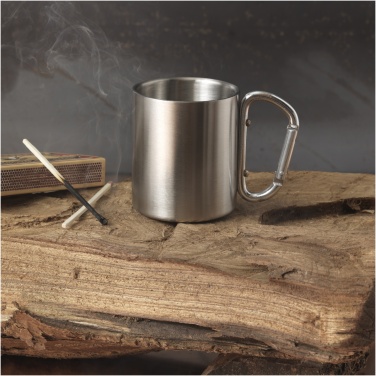 Logotrade promotional item picture of: Alps 200 ml insulated mug with carabiner