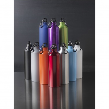 Logotrade promotional product picture of: Oregon 770 ml matte water bottle with carabiner