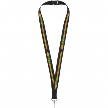 Logo trade promotional merchandise picture of: Lago lanyard with break-away closure