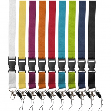Logo trade business gifts image of: Sagan phone holder lanyard with detachable buckle