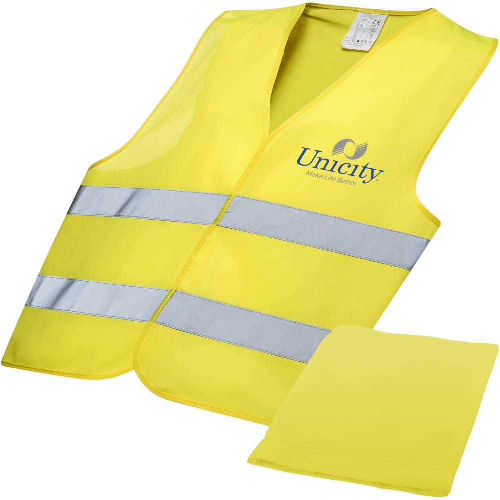 Logo trade corporate gift photo of: RFX™ Watch-out XL safety vest in pouch for professional use