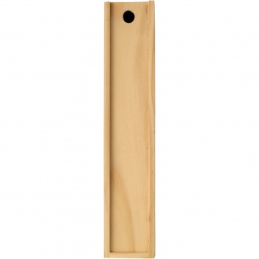 Logo trade promotional products picture of: Pines 12-piece wooden pencil set