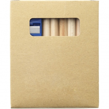 Logo trade corporate gifts image of: Streaks 8-piece colouring set