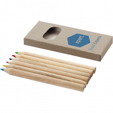 Logotrade corporate gift picture of: Ayola 6-piece coloured pencil set