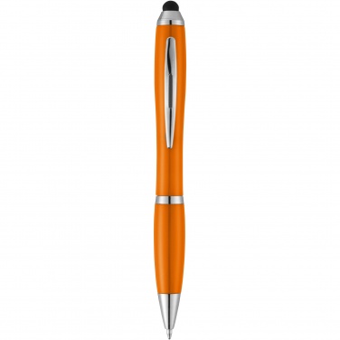 Logotrade advertising products photo of: Nash stylus ballpoint pen with coloured grip