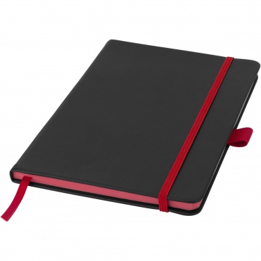 Logo trade promotional merchandise photo of: Colour-edge A5 hard cover notebook