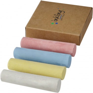 Logotrade promotional gifts photo of: Screech 4-piece chalk set