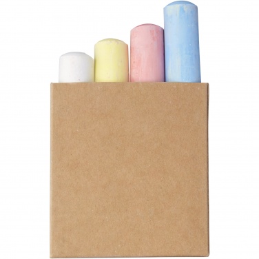 Logotrade promotional item picture of: Screech 4-piece chalk set