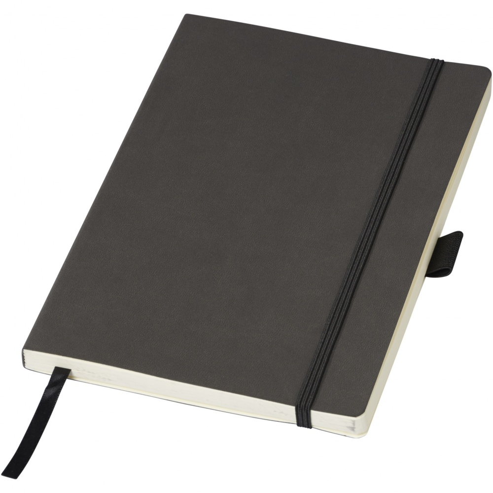 Logo trade corporate gifts picture of: Revello A5 soft cover notebook