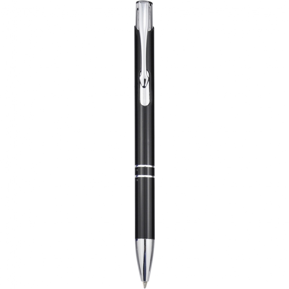 Logo trade promotional product photo of: Moneta aluminium click ballpoint pen (blue ink)