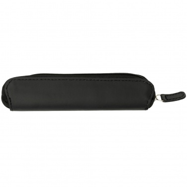 Logo trade promotional merchandise photo of: Carbon duo pen gift set with pouch