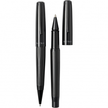 Logo trade promotional giveaways image of: Gloss duo pen gift set