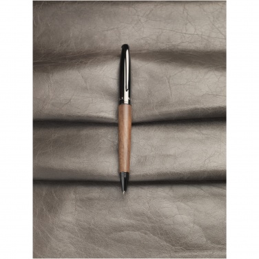 Logo trade advertising products picture of: Loure wood barrel ballpoint pen