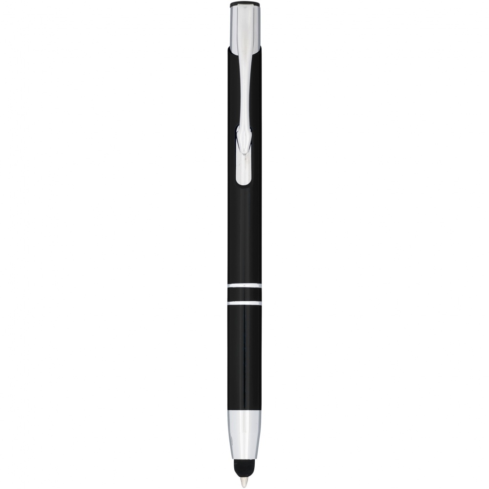 Logotrade promotional giveaway image of: Moneta anodized aluminium click stylus ballpoint pen