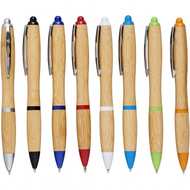 Logotrade promotional giveaway image of: Nash bamboo ballpoint pen