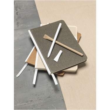 Logo trade promotional products image of: Asilah recycled paper ballpoint pen