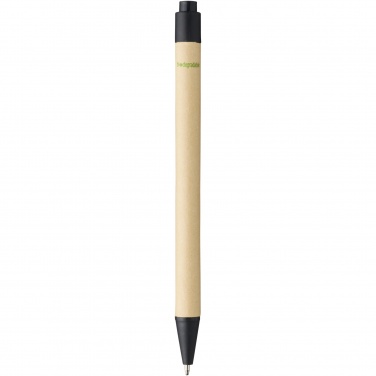 Logo trade promotional giveaways picture of: Berk recycled carton and corn plastic ballpoint pen