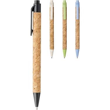 Logotrade corporate gifts photo of: Midar cork and wheat straw ballpoint pen