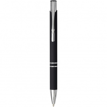 Logotrade promotional product image of: Moneta soft touch ballpoint pen