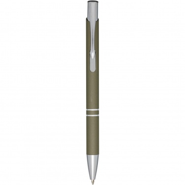 Logo trade business gifts image of: Moneta soft touch ballpoint pen