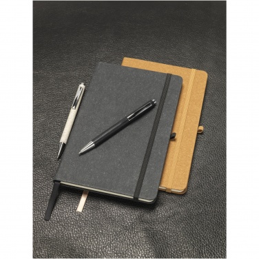Logo trade promotional products image of: Atlana leather pieces notebook
