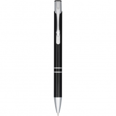 Logo trade advertising product photo of: Moneta anodized aluminium click ballpoint pen