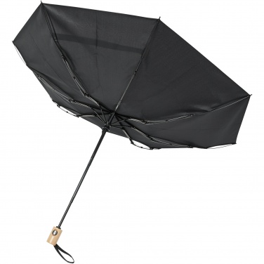 Logo trade promotional giveaways picture of: Bo 21" foldable auto open/close recycled PET umbrella