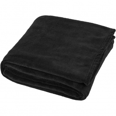 Logo trade promotional item photo of: Bay extra soft coral fleece plaid blanket