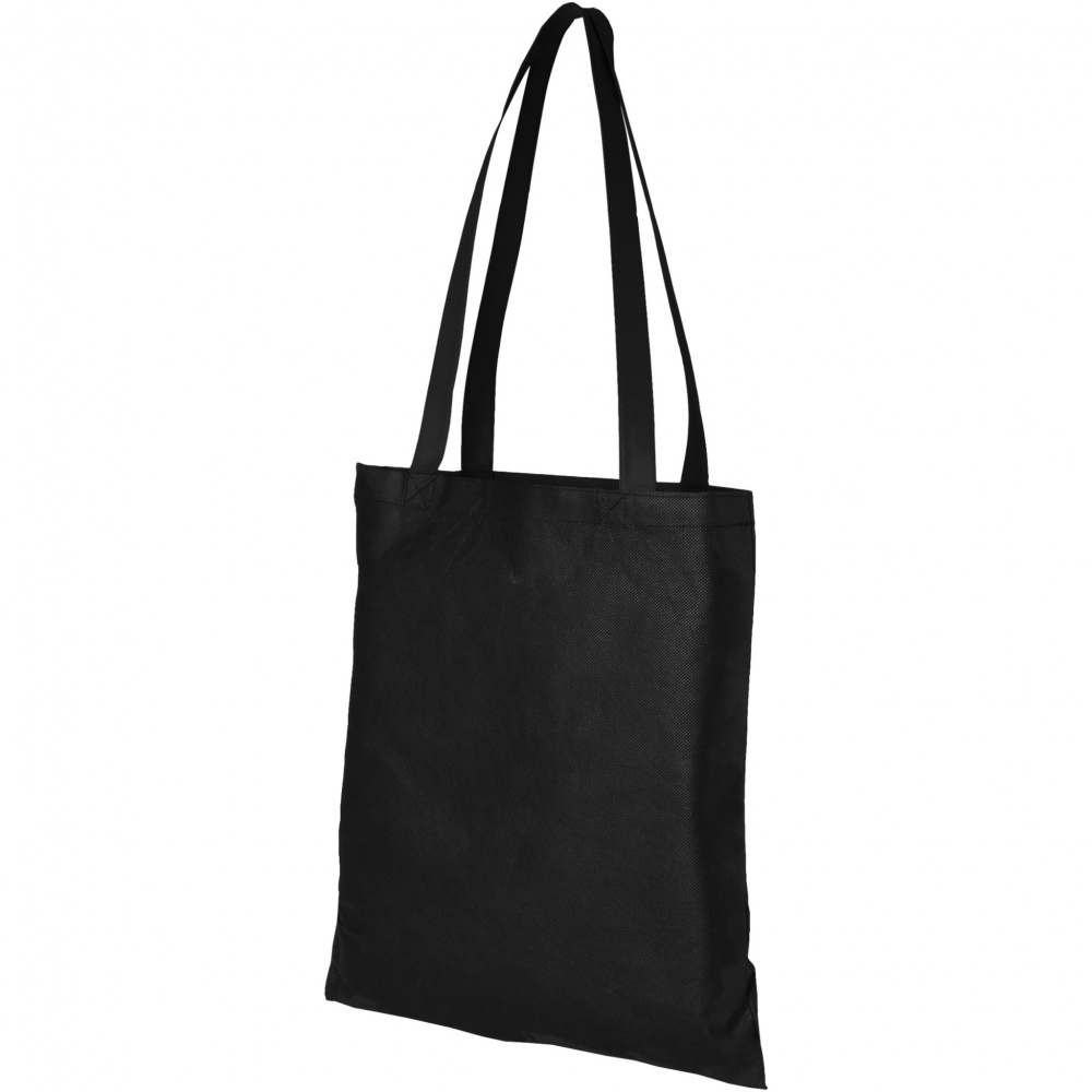 Logo trade promotional products image of: Zeus large non-woven convention tote bag 6L