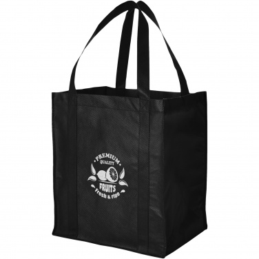 Logo trade corporate gifts image of: Liberty bottom board non-woven tote bag 29L