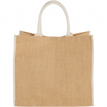 Logotrade advertising product image of: Harry coloured edge jute tote bag 25L
