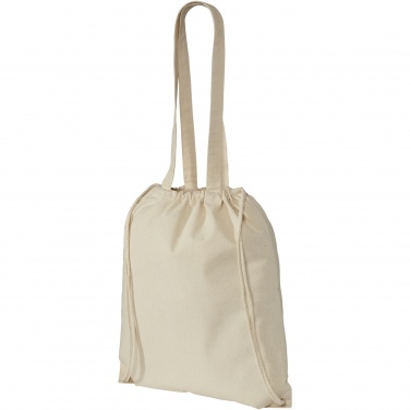 Logotrade business gift image of: Eliza 240 g/m² cotton drawstring bag 6L