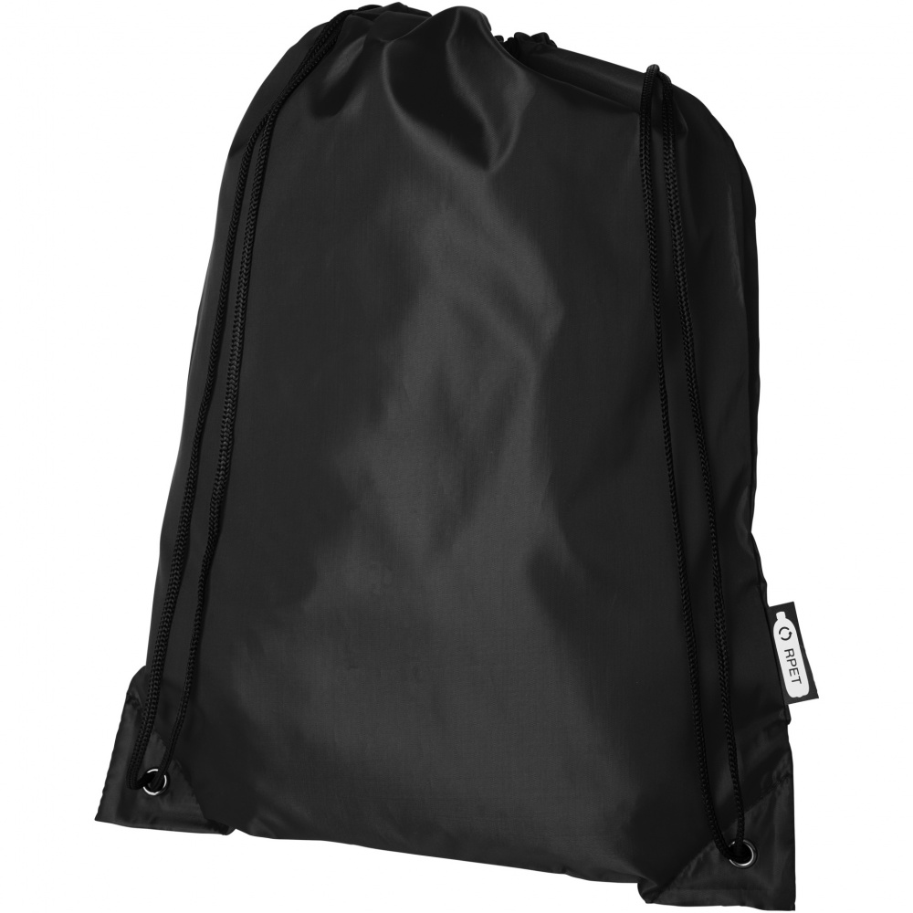Logo trade promotional giveaways image of: Oriole RPET drawstring bag 5L