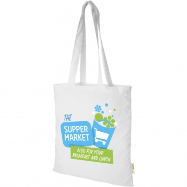 Logotrade promotional merchandise picture of: Orissa 100 g/m² organic cotton tote bag 7L
