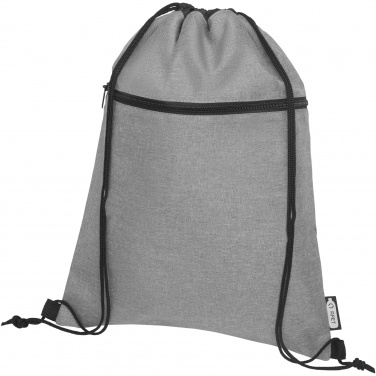 Logo trade promotional merchandise photo of: Ross RPET drawstring bag 5L