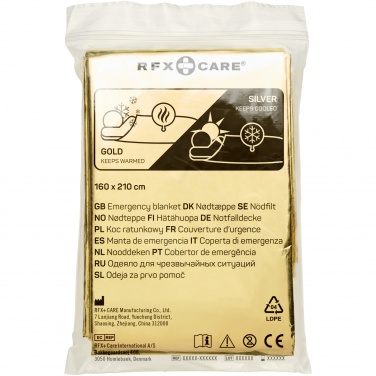 Logo trade promotional gift photo of: Frederik 2-function emergency blanket