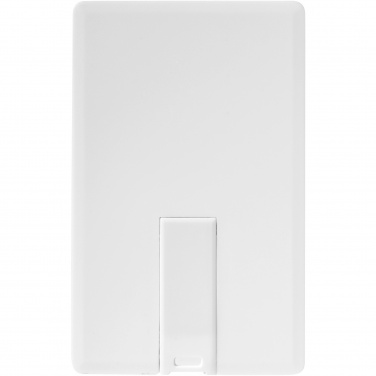Logo trade promotional product photo of: Slim card-shaped 2GB USB flash drive