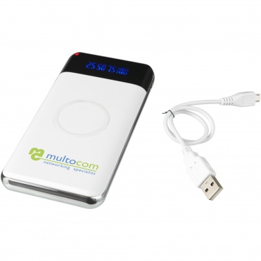 Logo trade promotional products picture of: Constant 10.000 mAh wireless power bank with LED