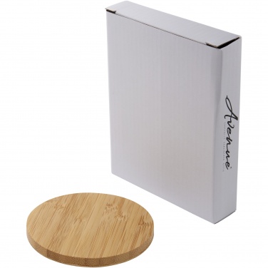 Logo trade corporate gift photo of: Essence 5W bamboo wireless charging pad