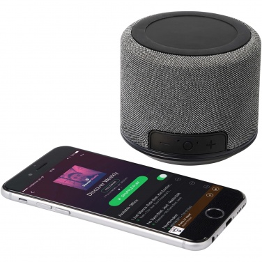 Logotrade advertising product picture of: Fiber 3W wireless charging Bluetooth® speaker