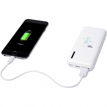 Logo trade promotional merchandise picture of: Compress 10.000 mAh high density power bank