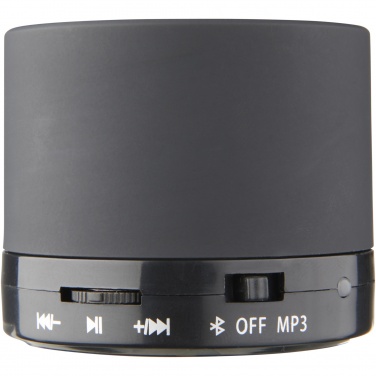 Logo trade promotional merchandise image of: Duck cylinder Bluetooth® speaker with rubber finish