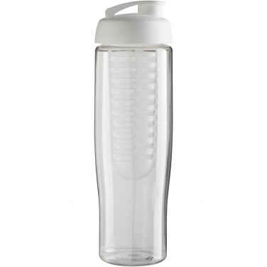 Logo trade promotional merchandise image of: H2O Active® Tempo 700 ml flip lid sport bottle & infuser